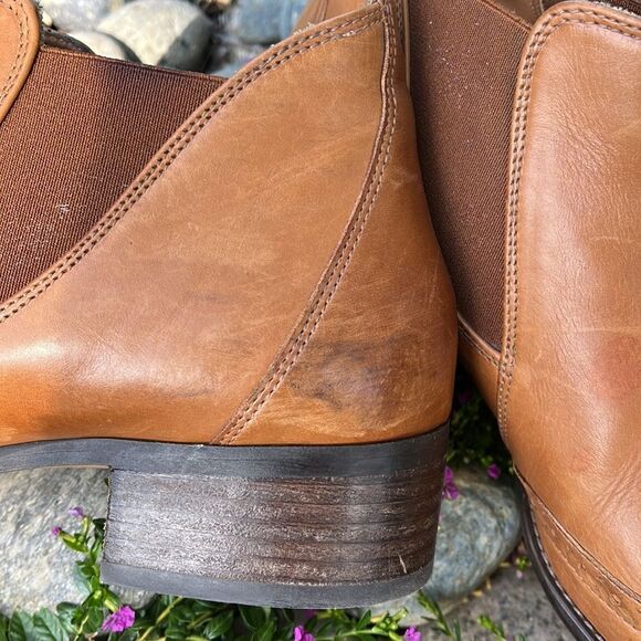 PAUL GREEN JAY WINGTIP CUOIO LEATHER CHELSEA BOOTS, SIZE UK 7/US 9.5 - Picture 6 of 12